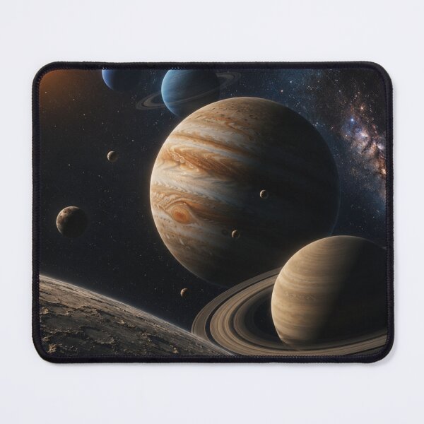 Item preview, Cosmic Giants – Ultra Realistic Planetary Landscape | Space Art designed and sold by oatsupspace.