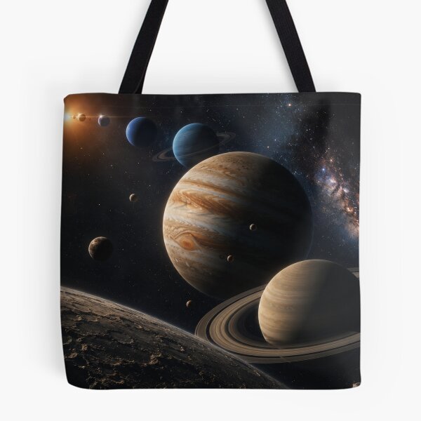 Item preview, Cosmic Giants – Ultra Realistic Planetary Landscape | Space Art designed and sold by oatsupspace.