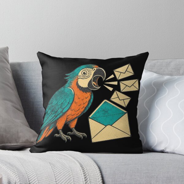 Item preview, Reply-All Parrot – Funny Office Email Creature designed and sold by yagniikd-.