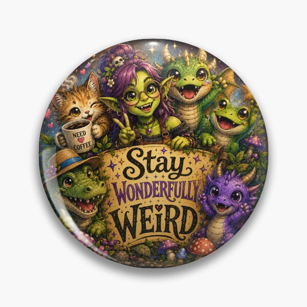Artikelvorschau, Nerd Goblin – Bleib schräg! entworfen und verkauft von Loula the Nerd Goblin.