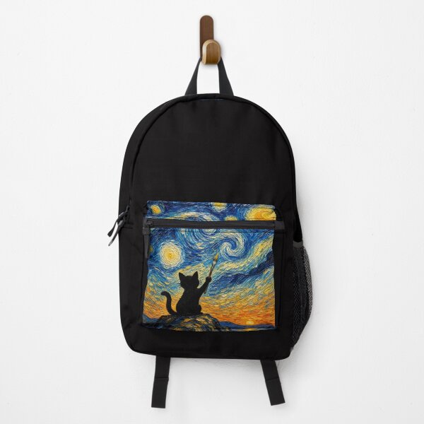 Item preview, Starry Night Kitten Painter designed and sold by PurrfectHome.