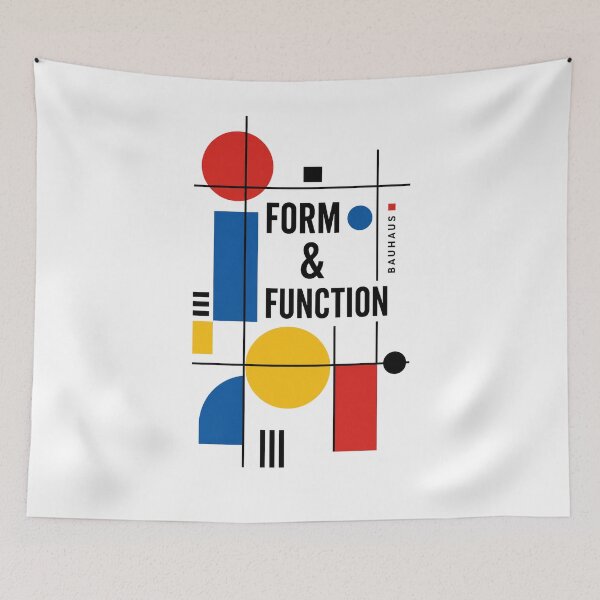 Item preview, Bauhaus Form and Function Geometric Abstract Poster designed and sold by Bhinfy.