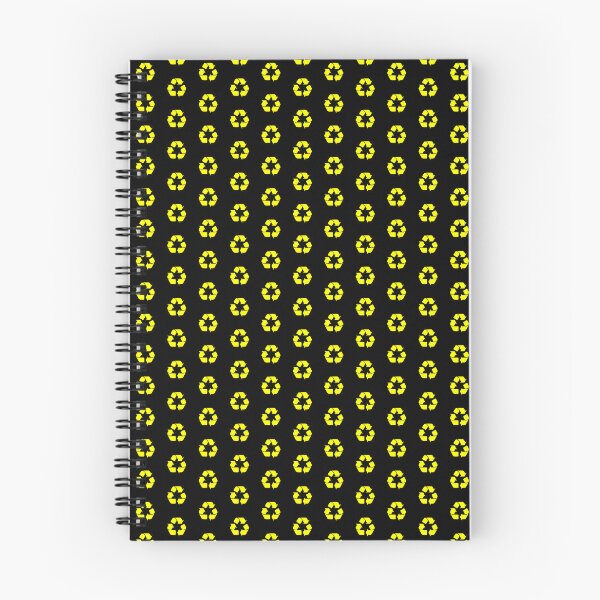 Item preview, Yellow recycling symbol designed and sold by pattern-archive.