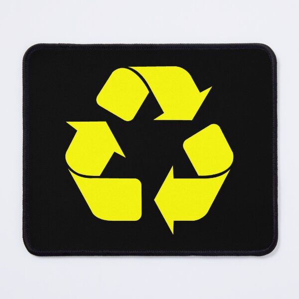 Item preview, Yellow recycling symbol designed and sold by pattern-archive.