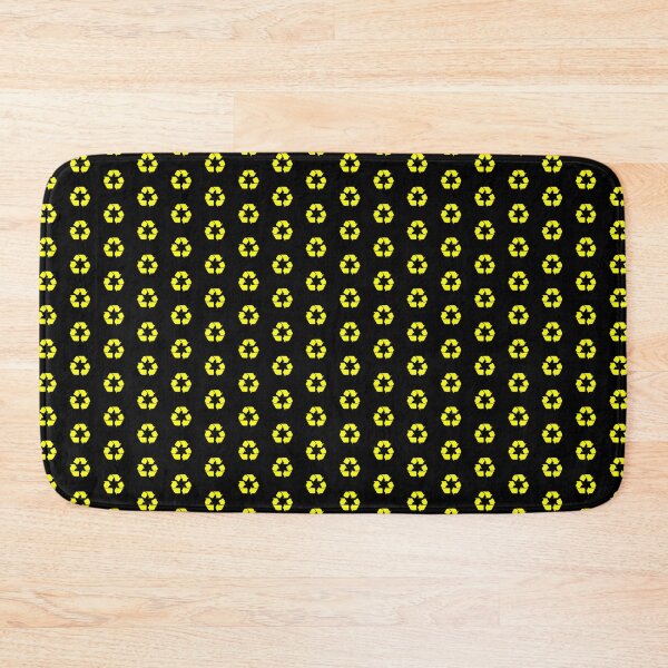 Item preview, Yellow recycling symbol designed and sold by pattern-archive.