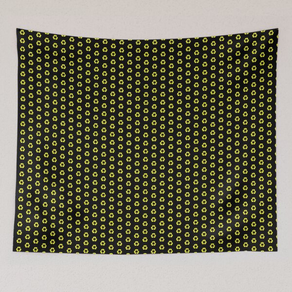 Item preview, Yellow recycling symbol designed and sold by pattern-archive.
