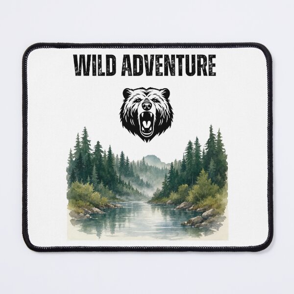 Item preview, Wild Bear Adventure Best Gifts For Nature Lovers designed and sold by Remigiusz Florczak CA.