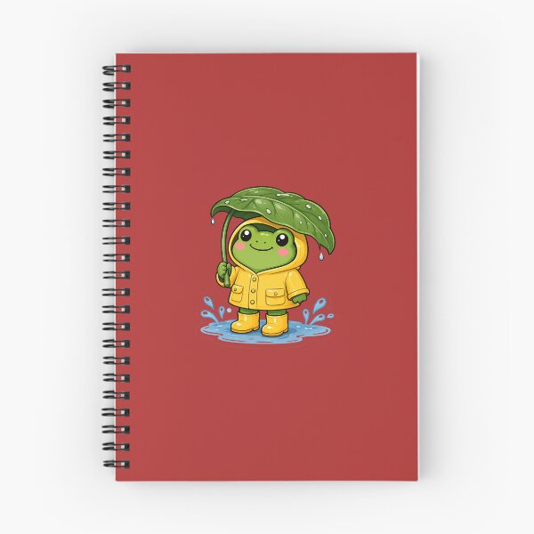Item preview, Cute Frog in Raincoat Sticker | Kawaii Rainy Day Frog Illustration designed and sold by Ricomin.