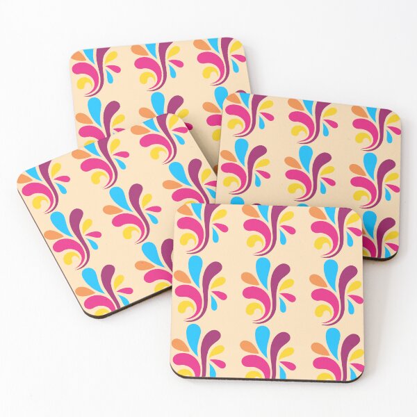 Item preview, Colorful Retro Abstract Swirls Soft Beige designed and sold by ​Jyoti Digital Artist.