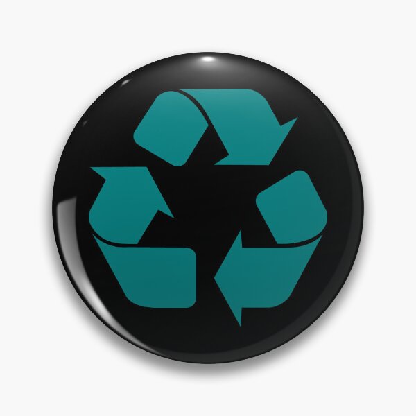 Item preview, Teal recycling symbol designed and sold by pattern-archive.