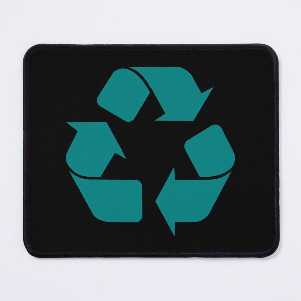 Item preview, Teal recycling symbol designed and sold by pattern-archive.