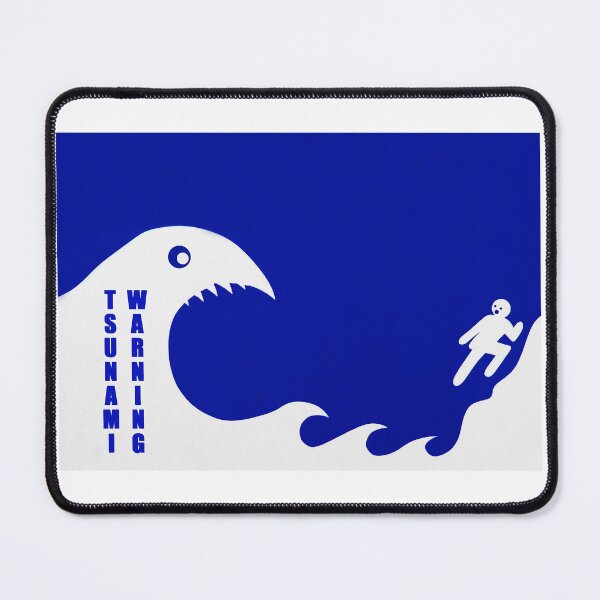Item preview, Tsunami Warning Sign with Teeth designed and sold by Dlt1981.