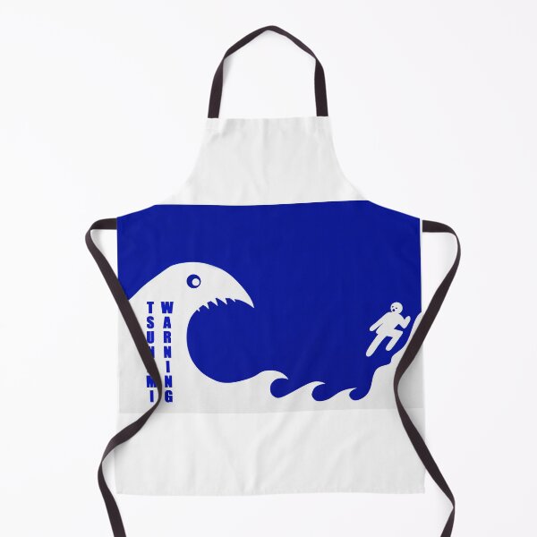 Item preview, Tsunami Warning Sign with Teeth designed and sold by Dlt1981.