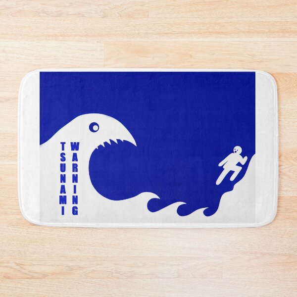 Item preview, Tsunami Warning Sign with Teeth designed and sold by Dlt1981.