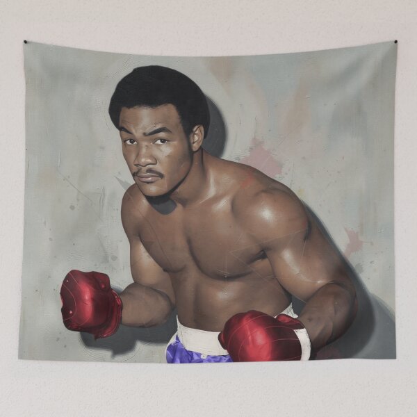 Item preview, George "Big George" Foreman boxing legends designed and sold by MoodiArtist.