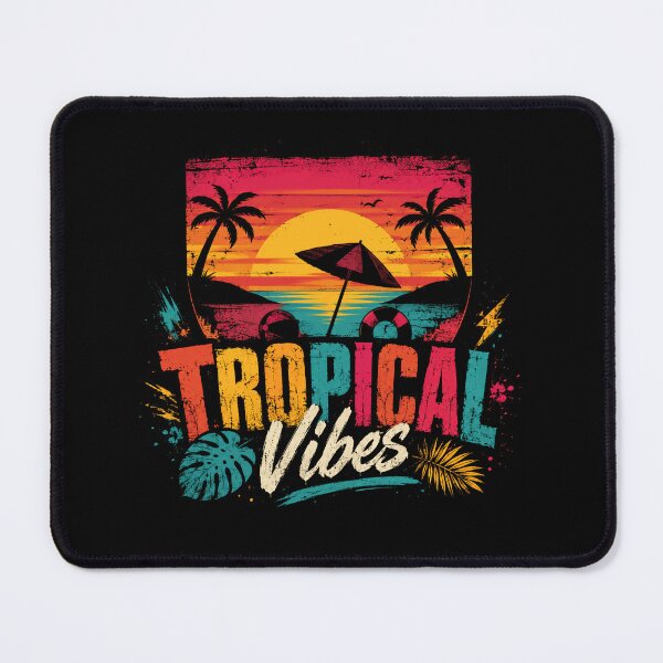 Item preview, Tropical Vibes Summer Vacation Beach Lover Paradise Getaway designed and sold by RetroMini2026.