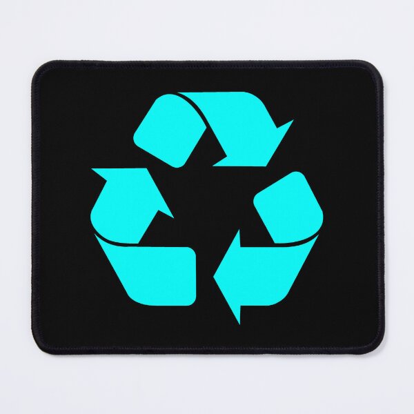 Item preview, Cyan Recycling Icon for Eco Living designed and sold by pattern-archive.