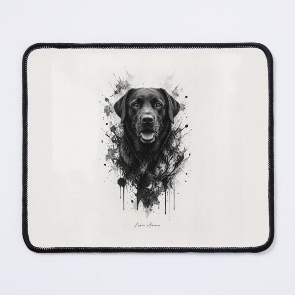Item preview, Ultra-realistic Labrador Ink Portrait Emerging from Paper designed and sold by Lucia Amaris Art.
