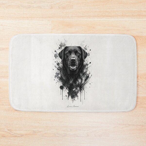 Item preview, Ultra-realistic Labrador Ink Portrait Emerging from Paper designed and sold by Lucia Amaris Art.
