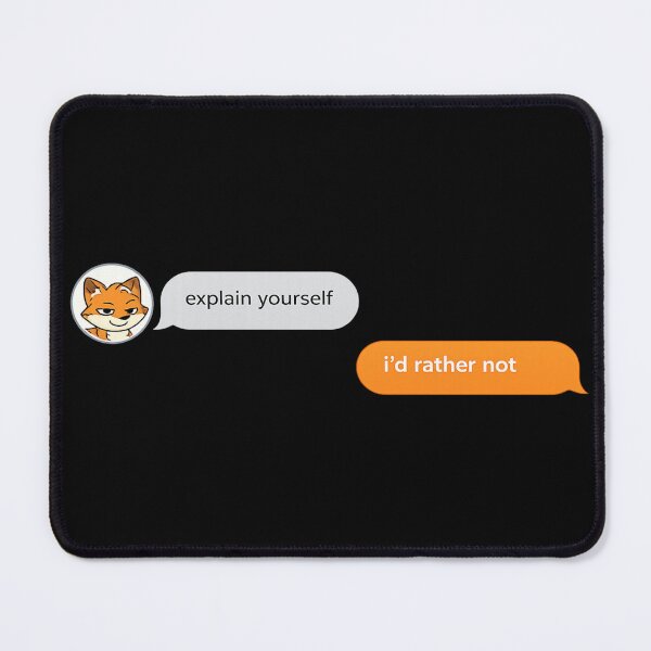 Item preview, Funny Explain Yourself I'd Rather Not Text Message Shirt | Dry Humor Meme | Sarcastic Quote designed and sold by Moonveil_Studio.