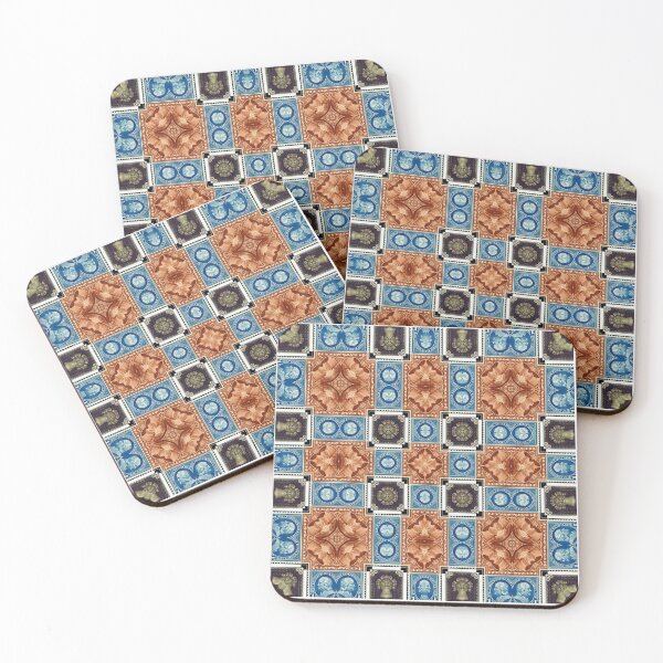 Item preview, Stamp Mosaic No. 1 designed and sold by Ldandois Design.