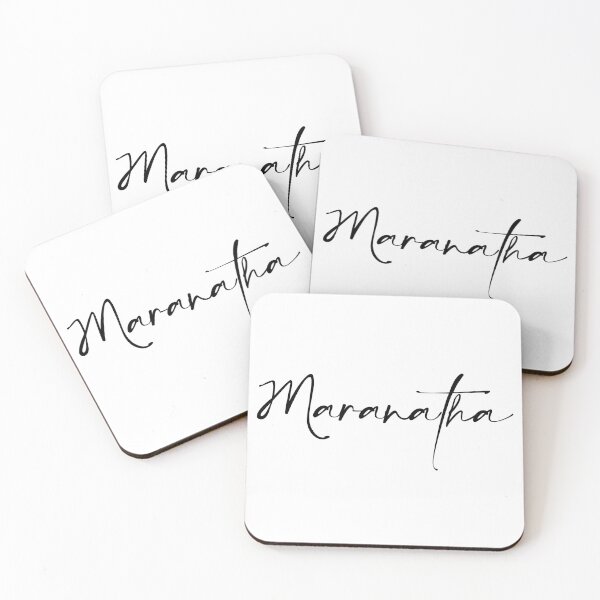 Item preview, Maranatha - Black Version designed and sold by identicrist Christian Designs.