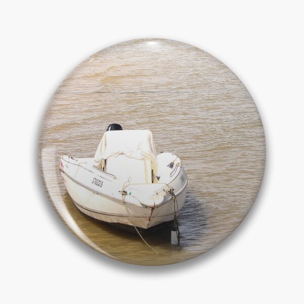 Item preview, Lone Boat on Calm Waters designed and sold by eddiebarronshop.