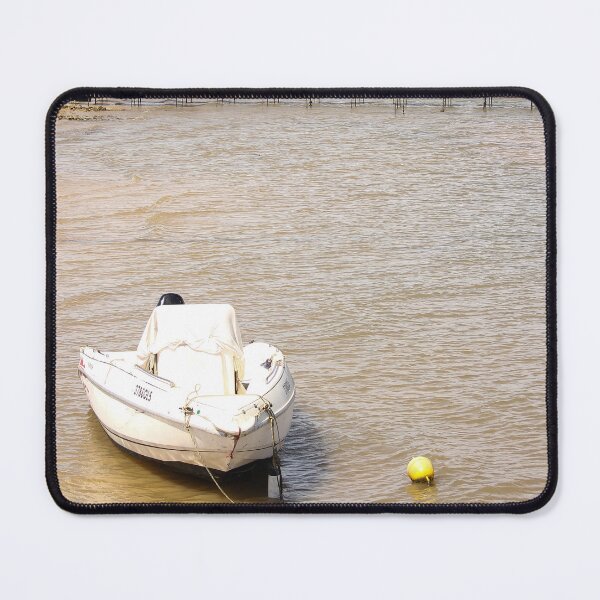 Item preview, Lone Boat on Calm Waters designed and sold by eddiebarronshop.
