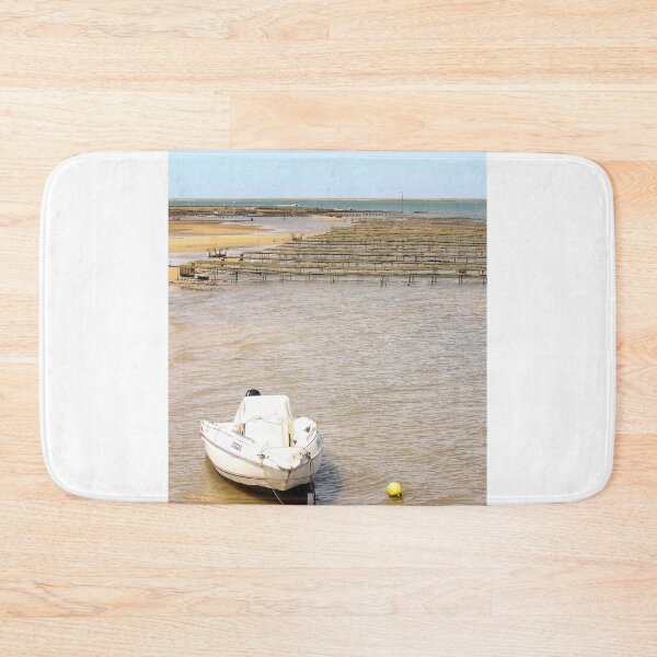 Item preview, Lone Boat on Calm Waters designed and sold by eddiebarronshop.