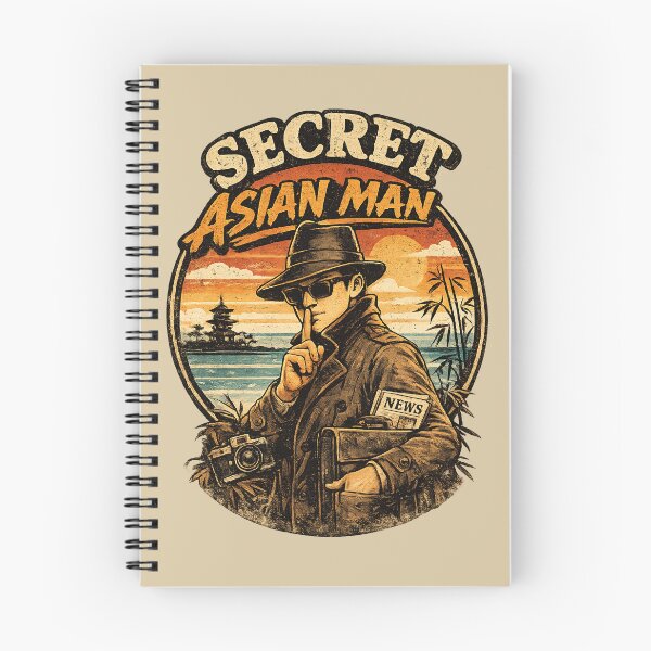 Item preview, Secret Asian Man – Vintage Spy Parody Retro T-Shirt designed and sold by SnarkleCo.