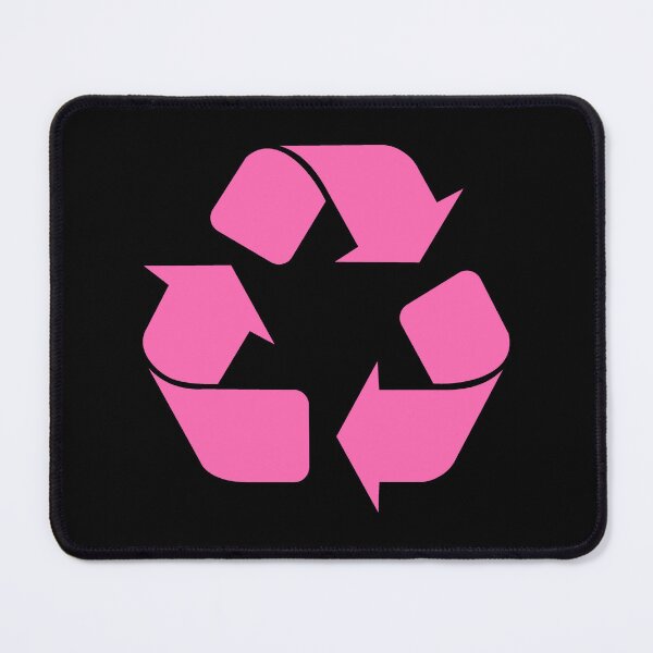 Item preview, Pink Recycling Icon for Eco Living designed and sold by pattern-archive.
