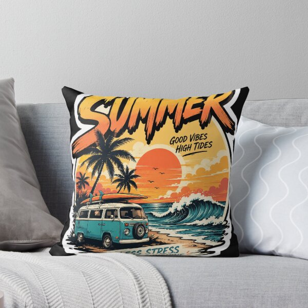 Item preview, Summer Vibes – Less Stress, More Sunshine designed and sold by Stickerooi.