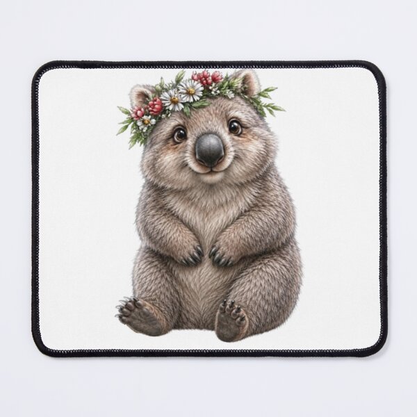 Item preview, The Most Adorably Passionate Wombat You’ll Ever Meet designed and sold by BRETT'S ART STUDIO.