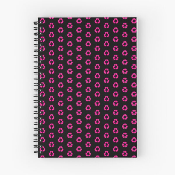 Item preview, Hot Pink recycling symbol designed and sold by pattern-archive.