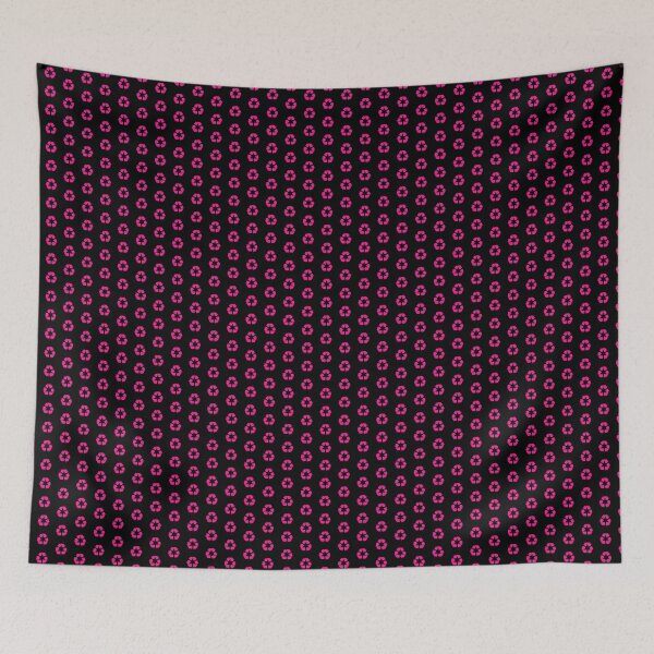 Item preview, Hot Pink recycling symbol designed and sold by pattern-archive.