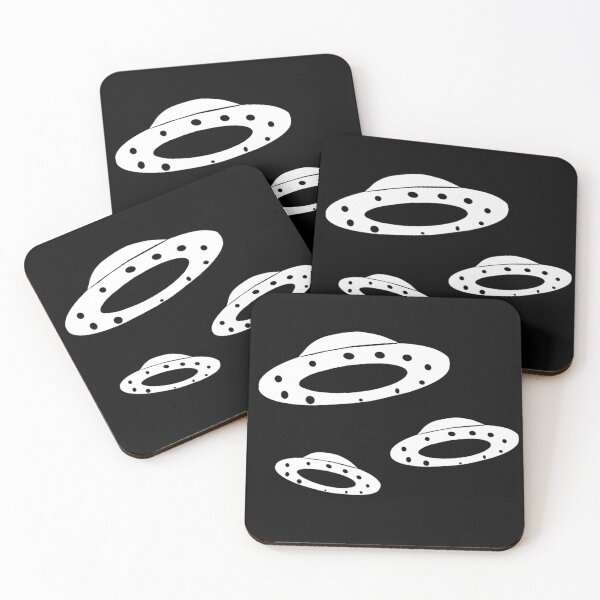 Item preview, Spaceship silhouettes, extraterrestrial, scifi designed and sold by Kirei-Lily.