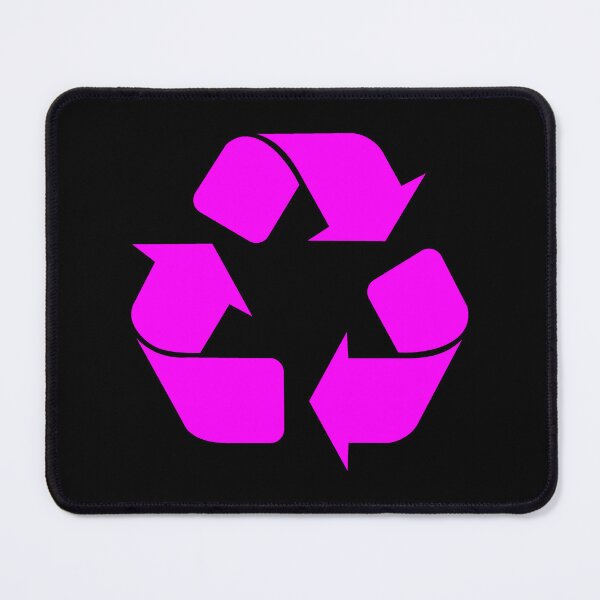 Item preview, Magenta Recycling Icon for Eco Living designed and sold by pattern-archive.
