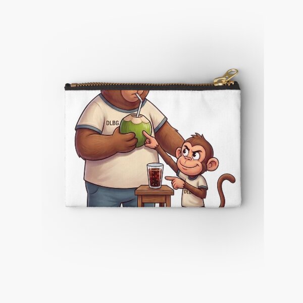 Item preview, DLBG Coconut vs Cola – Funny Bear & Mischievous Monkey designed and sold by DLBG-STORE.