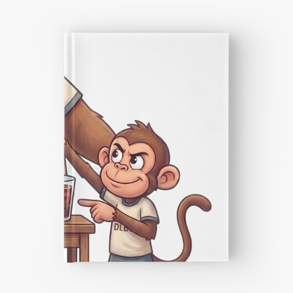Item preview, DLBG Coconut vs Cola – Funny Bear & Mischievous Monkey designed and sold by DLBG-STORE.