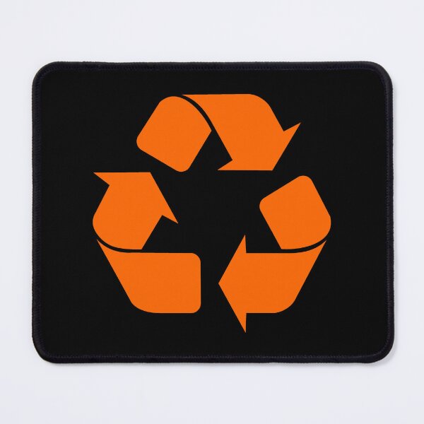 Item preview, Orange Recycling Icon for Eco Living designed and sold by pattern-archive.