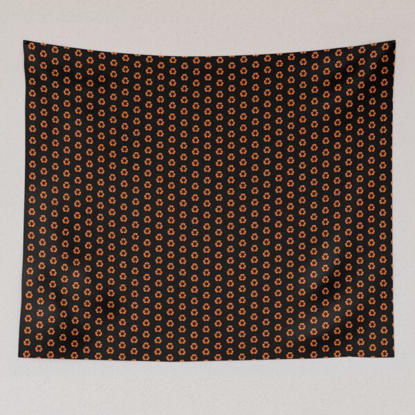 Item preview, Orange Recycling Icon for Eco Living designed and sold by pattern-archive.