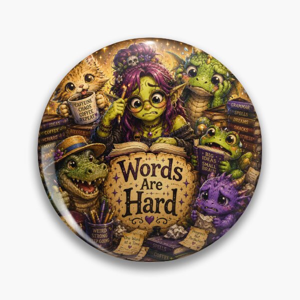 Item preview, Words  designed and sold by Loula the Nerd Goblin.