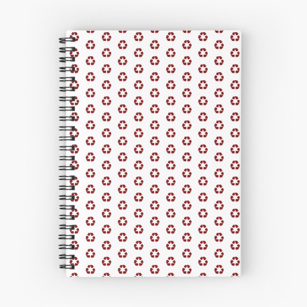 Item preview, Dark Red Recycling Icon for Eco Living designed and sold by pattern-archive.