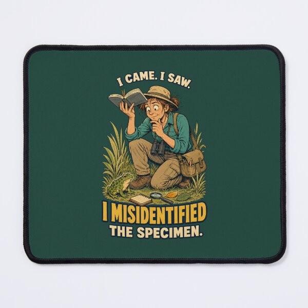 Item preview, I Came, I Saw, I Misidentified the Specimen – Field Biologist Humor designed and sold by Little Chookcha.