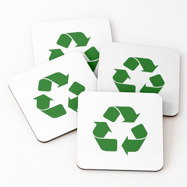 Item preview, Dark Green recycling symbol designed and sold by pattern-archive.