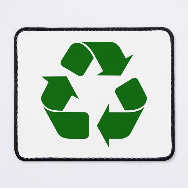 Artikelvorschau, Dunkelgrünes Recycling-Symbol entworfen und verkauft von pattern-archive.