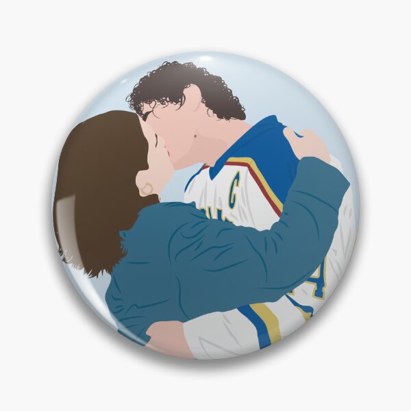 Item preview, Hannah and Garrett kissing on rink boards | off campus designed and sold by Pinu92.