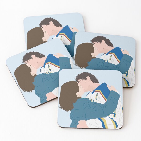 Item preview, Hannah and Garrett kissing on rink boards | off campus designed and sold by Pinu92.