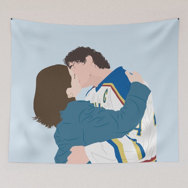 Item preview, Hannah and Garrett kissing on rink boards | off campus designed and sold by Pinu92.