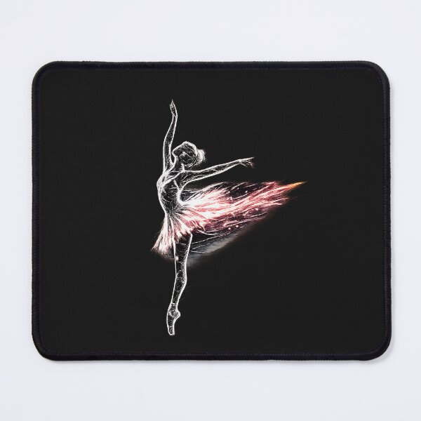 Item preview, Fiery Ballerina Sketch Dance Art Primary Tag designed and sold by NucciCollective.